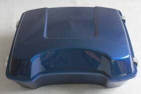 Tp4-sb Sportfairings #bwxpkyimo Chopped Tour Pack Pak Trunk For Harley Touring Superior Blue 1993-2013