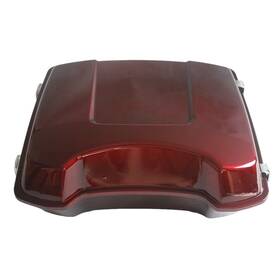 Tp4-vrs Sportfairings #lion-capt Chopped Pack Trunk For Harley Tour Pak Electra Glide 1997-2013 Velocity Red