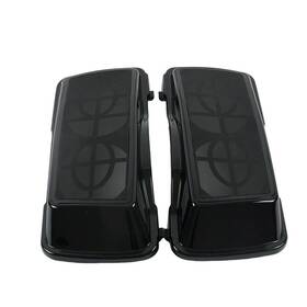 Wb-hl1584-001 Sportfairings #mon Dual 6x9 Saddlebag Speaker Lids For Harley Electra Street Road Glide 1994-2013