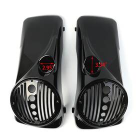 Wb-hl1584-158 Sportfairings #lupwbyimo5 8 Inch Speaker Lids With Tweeter Port Fits For Harley Touring Models 1994-2013