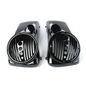 Sportfairings Wb-hl1584-158 #xpro 8 Inch Saddlebag Speaker Lids Audio Cover For Harley Road Street Electra Glide 94-13