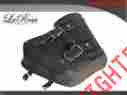 Ssbbl03c Softail Rigid Chopper Bobber La Rosa Harley-davidson Larosa Black Leather Cross Lace Harley Left Swing Arm Saddlebag