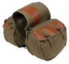 Stansport Bag Luggage 2 Large Pocket Motorcycle Saddle Duck Cotton Vinyl Backing 011319625808