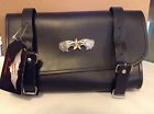 2eagle Star Bag Buckle Windshield Plain Black D86 Leather Lrg Straps