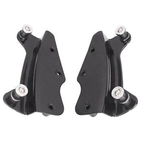 Steel Rear 4 Point Docking Hardware For Harley Touring Models 2009-2013 Black