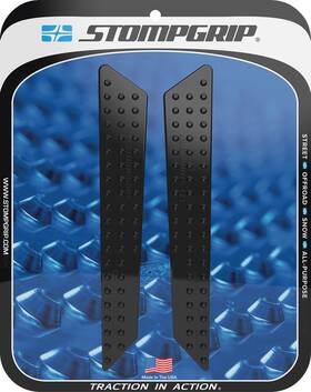 55-10-0208b Stompgrip Tank Grips - Volcano Black Triumph Tiger Ft22-ft25