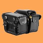 Yda23 Studded Concho Saddlebags " Motorcycle Braided Pvc 11 Yamaha - Yda23 Studded Concho Saddlebags " Motorcycle Braided Pvc 11 Yamaha -