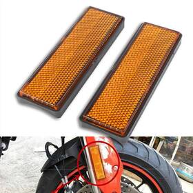 Successsss 550727468312 Fork Leg Reflector Reflective Sticker Strip Front Fit Ducati Atv Dirt Bikes 2pcs