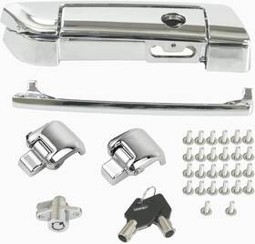 Sw-tp-1005 Swesgi Harley Tour Pack Latches Pak Trunk Lid Latch With One Size Chrome