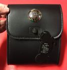 T-639 Indian Motorcycle Motif Black Synthetic Leather Tool Bag Or Side