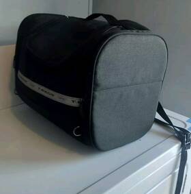 Sh684 T-bags Nylon Sissy Bar Side Storage Bag With Reflective Piping. New Universal Fit