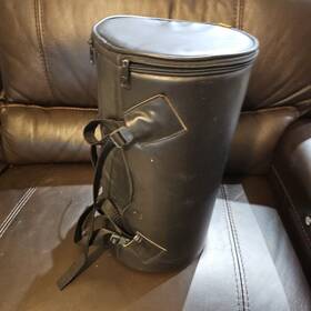 Tbu900 T-bags Motorcycle Luggage Switchback Black Leather Round Model #tbu900