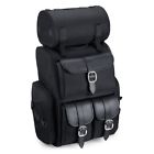 T27pl Unbranded Viking Extra Large Plain Motorcycle Motorbike Sissy Bar Luggage