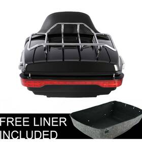 54698 Tcmt King Pack Trunk Led Brake Tail Light Pad Fit For Harley Tour Pak Touring 2014-up