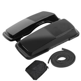 88764 Tcmt Black 6x9 Inch Saddlebag Speaker Lids For Harley Hd Touring Electra Road Glide 93-13