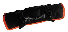 Team Bolt-ons Black Roll Up Tool Bag Tbo-roll-gen2 Orange Trim Organizer Off Road Utv Atv Mechanic Wrench Storage