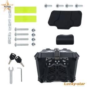 6327171 Tectech Motorcycle Hard Trunk Aluminum Rear Luggage Waterproof Rustproof And Dustproof