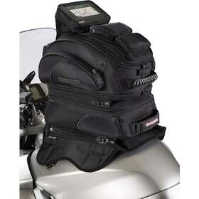 8263-1005-30 Tour Master Open Box Elite Strap Mount Tri-bag Motorcycle Tank Bag - Black/os