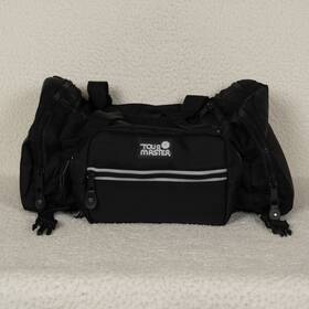 82-411 Tourmaster Cortech Tail Bag 17.5 Inch L X 10 H 12 W Black Motorcycle Adjustable