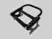 Tpr3b Cavalry Black Detachable Two-up Tour Pack Pak Rack W Support 97-08 Harley Touring