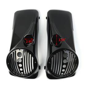 Wb-hl1584-158 Tuesday #tusxiyusan 8 Inch Speaker Lids With Tweeter Port Fits Harley 1994-2013 Touring Models
