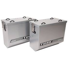 142-009-0020 Tusk Aluminum Panniers V2 Medium Silver