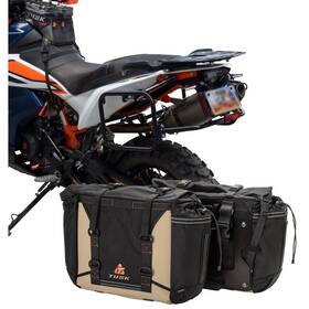 1999660042 Tusk Olympus Pannier Bags And Racks Black/tan Motorcycle Adventure