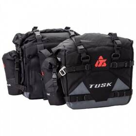 2032160012 Tusk Pannier Racks With Pilot Bags And Small Bottle Holders