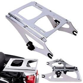 Mallhl008018-ch-2 Twom Chrome Detachable 2-up Tour Pak Pack Mounting Rack For Harley Touring 2009-2013