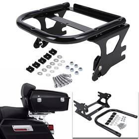 Mallhloooo8017-bk Twom Two-up Tour Pak Pack Mount Luggage Rack For Harley Electra Glide Road King Black