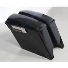 Um-0401014b-335 Zxmt Vivid Black Stretched Extended Hard Saddlebags For Harley Touring