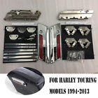 Um-hls12-335 Zxmoto Chrome Hard Saddlebag Hardware Latch Lids Lock 677892673508