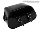 Ed-sbr-102 Universal Mount Leather Tek-leather Rigid Edge Saddlebags