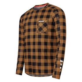 Uswe 7340216706949 Flannel Long Sleeve Lightweight Off-road Jersey Bronze - Xs