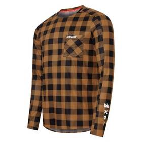 80951061042107 Uswe Flannel Long Sleeve Lightweight Off-road Jersey Bronze - Xl