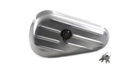 64205-40 V-twin 50-0615 Oval Right Side Raw Tool Box For Harley Ul Fl 1940-1957 Knucklehead
