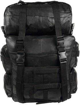 Vs321 Vance Leather Expandable Black Motorcycle Sissy Bar Bag Weather Resistant Secure Mnt