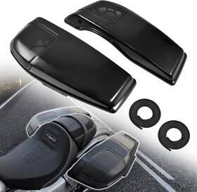 Vst-010103-085 Veisutor 6x9 Black Saddlebag Speaker Lids For Harley Cvo Road Street Glide 23-26