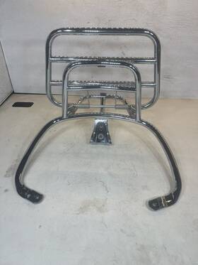 2015-current Vespa 1b000789 Original Oem Primavera Sprint Rear Chrome Folding Rack 50/150