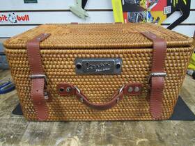1b010488 Vespa Oem Picnic Wicker Basket New Genuine