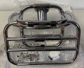606525m Vespa Chrome Folding Rear Carrier Gts 250/300/310 Gtv250 /300 Scooter