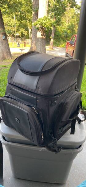 Br-3000 Viking Bags - Voyage Large Motorcycle Sissy Bar Backpack 20 Inch Tall Used