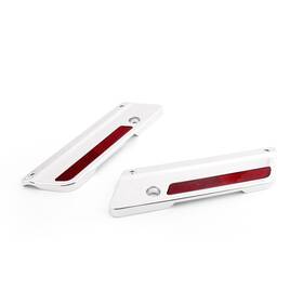 M502-004-chrome Vipih Saddlebag Latch Plate Cover Left&right Side For Touring 1993-2013 Chrome #5