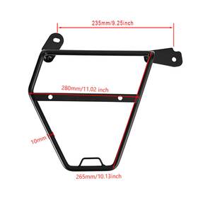 M502-061-rgt Vipih Side Saddle Bag Mounting Bracket Black Right Fit For Honda Cb Gb 350 Hness 21-23