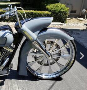 66788 Vm 1994-2024 Flh Road King Stretched Nacelle And Cap Bagger 26 Inch 30 Motorcycle