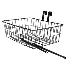 Wald 046307139012 Standard Large Bicycle Basket - Black 17.75 X 13 6 Inch 139gb