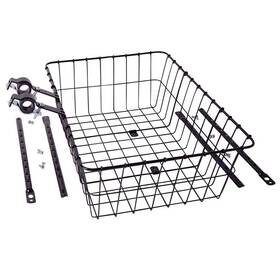 Wald 046307139210 Standard Large Bicycle Basket - Gloss Black 1392gb