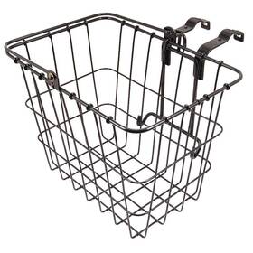 Wald 046307311418 Easy On/off Compact Bicycle Basket - Gloss Black 11.75 X 8 9 3114gb
