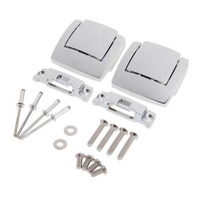 Warrenau 718174181646 Luggage Trunk Latches Fit For Harley Touring Classic Electra Ultra 1980-2013