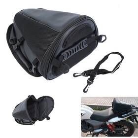Warrenau 718174182094 Motorcycle Tail Bag Rear Seat Luggage Storage Backpack Shoulder